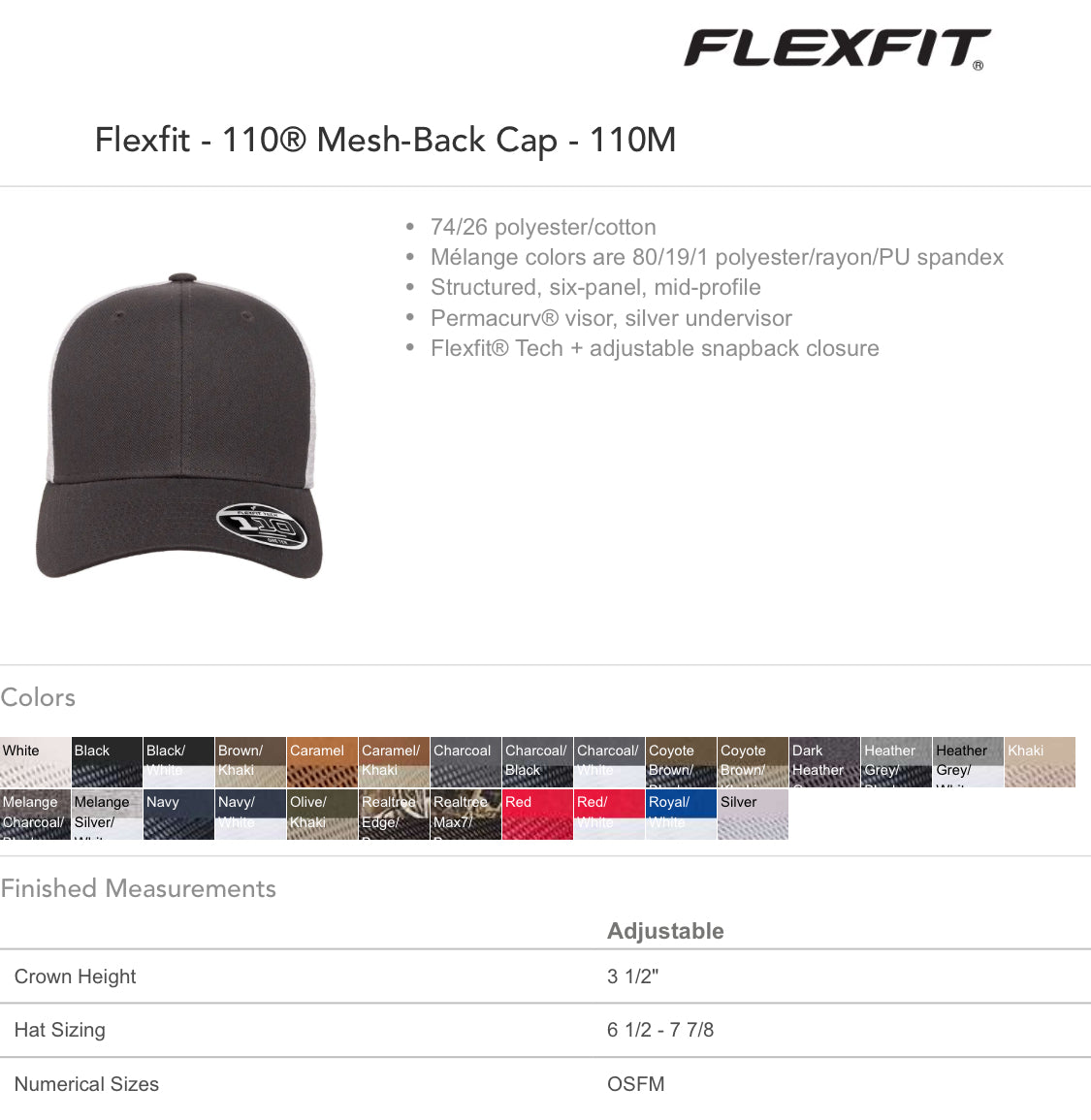 (MTO) FlexFit Mesh-Back Hat: EMBROIDERED Unlocked Morphs Logo