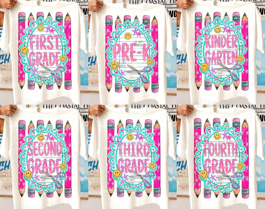 YOUTH APPAREL - *Made to Order* Pink Pencils