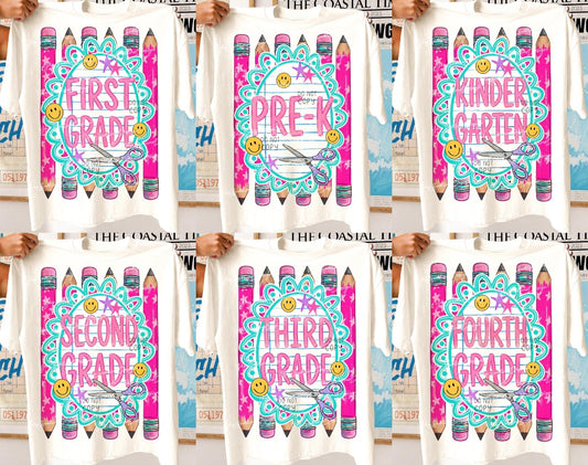 YOUTH APPAREL - *Made to Order* Pink Pencils