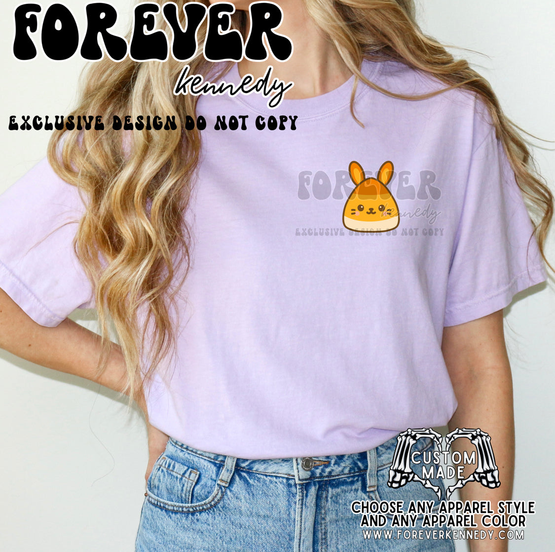 (MTO APPAREL) * CHOOSE STYLE / COLOR: EXCLUSIVE DESIGN Candy Corn Bunny