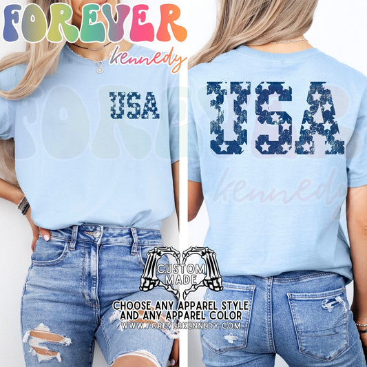 (FLASH SALE) * MTO CHOOSE STYLE / COLOR: USA (front/back design)