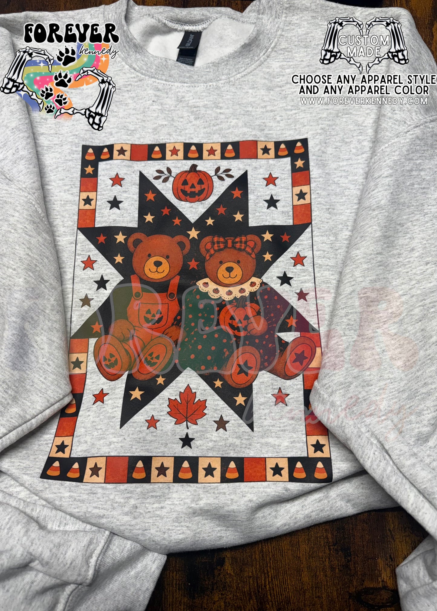 MADE TO ORDER APPAREL - Vintage Halloween Bears