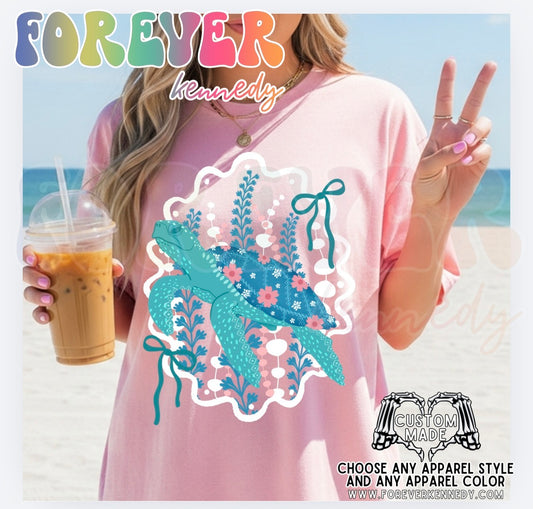 MADE TO ORDER APPAREL -  Bow Sea Turtle