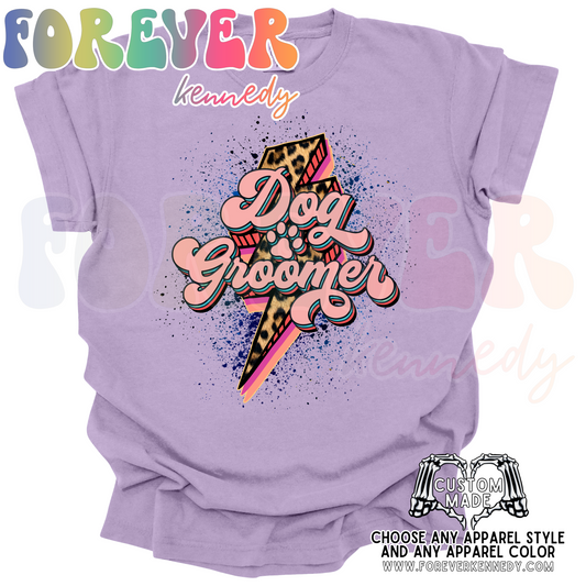 (MTO APPAREL) * CHOOSE STYLE / COLOR: Support your local Dog Groomer Bolt