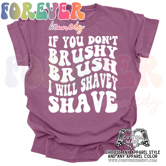 (MTO APPAREL) * CHOOSE STYLE / COLOR: Groomer Brushy Brush