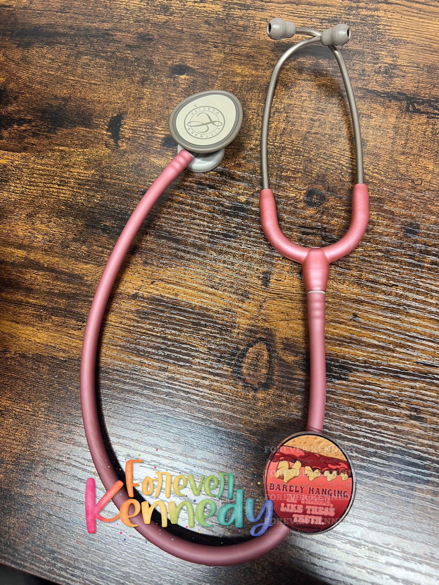 (MTO) Stethoscope Tag: EXCLUSIVE / Barely hanging in there