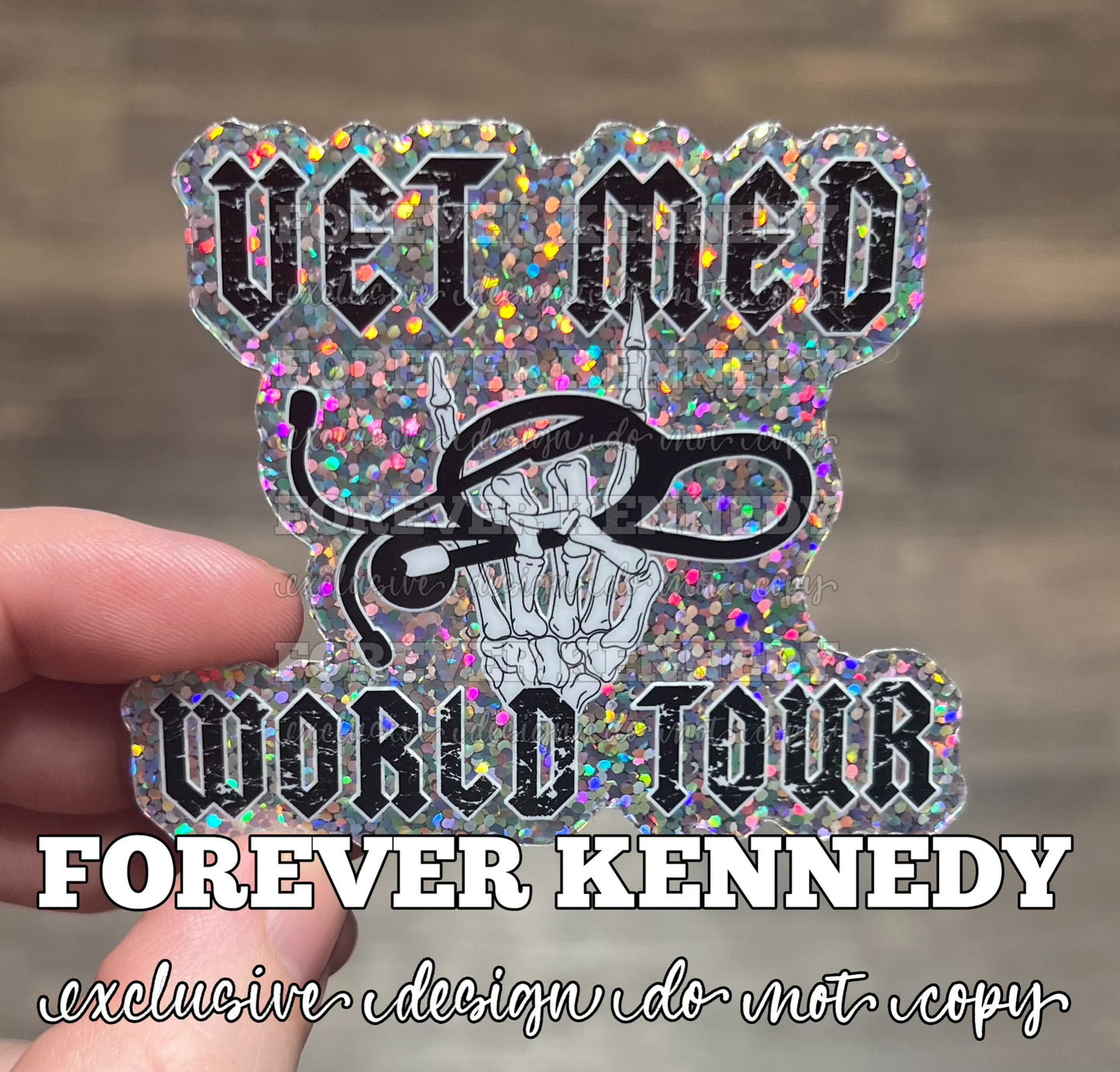 (RTS) Vinyl Sticker: GLITTER Exclusive / Veterinary Medicine World Tour