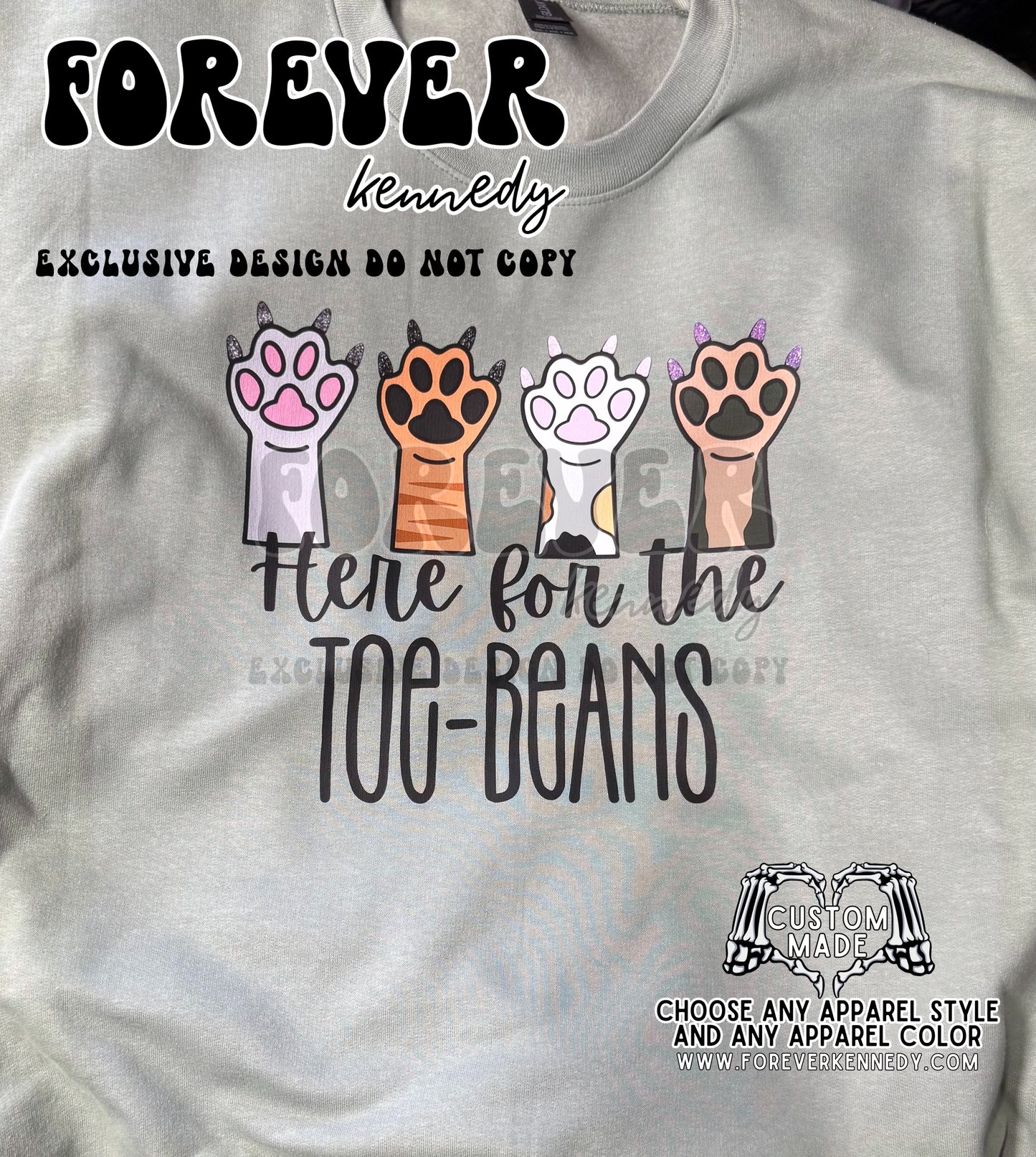(MTO APPAREL) * CHOOSE STYLE / COLOR: EXCLUSIVE DESIGN Here for the toe-beans