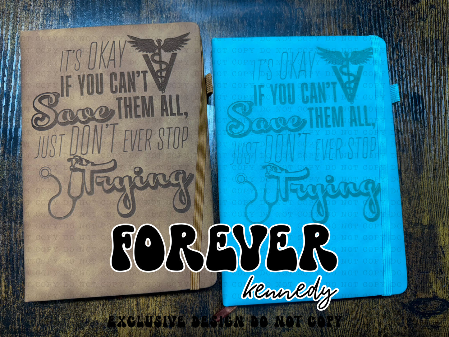 (MTO) A5 Engraved Notebook: EXCLUSIVE DESIGN Save Them All