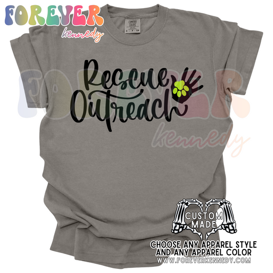 (MTO APPAREL) * CHOOSE STYLE / COLOR: Rescue Outreach Logo