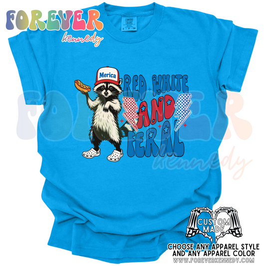 (MTO APPAREL) * CHOOSE STYLE / COLOR: Red White and Feral