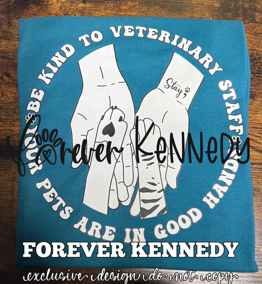 (MTO APPAREL) * CHOOSE STYLE: EXCLUSIVE DESIGN Be Kind to Veterinary Staff