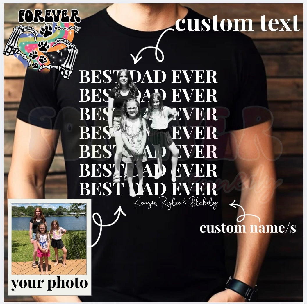 MADE TO ORDER APPAREL -  Custom Photo * Custom text