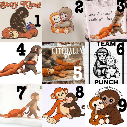 (MTO APPAREL) * CHOOSE STYLE / COLOR: Punch Monkey *choose design*