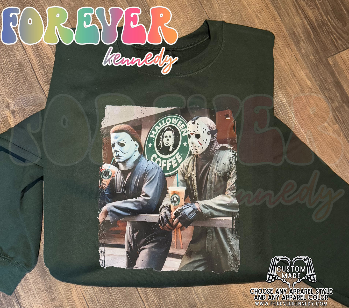 (MTO APPAREL) * CHOOSE STYLE / COLOR: Halloween coffee