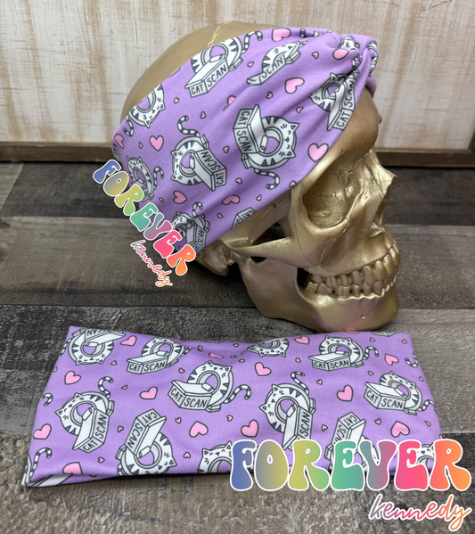 (RTS) Twist Headband: Cat Scan