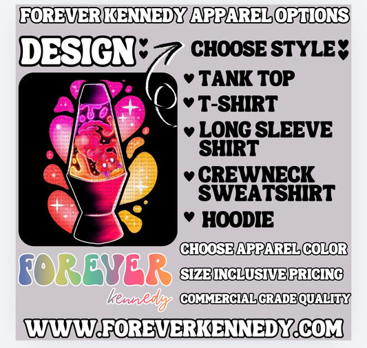 MADE TO ORDER APPAREL -  Lava Lamp Kitty