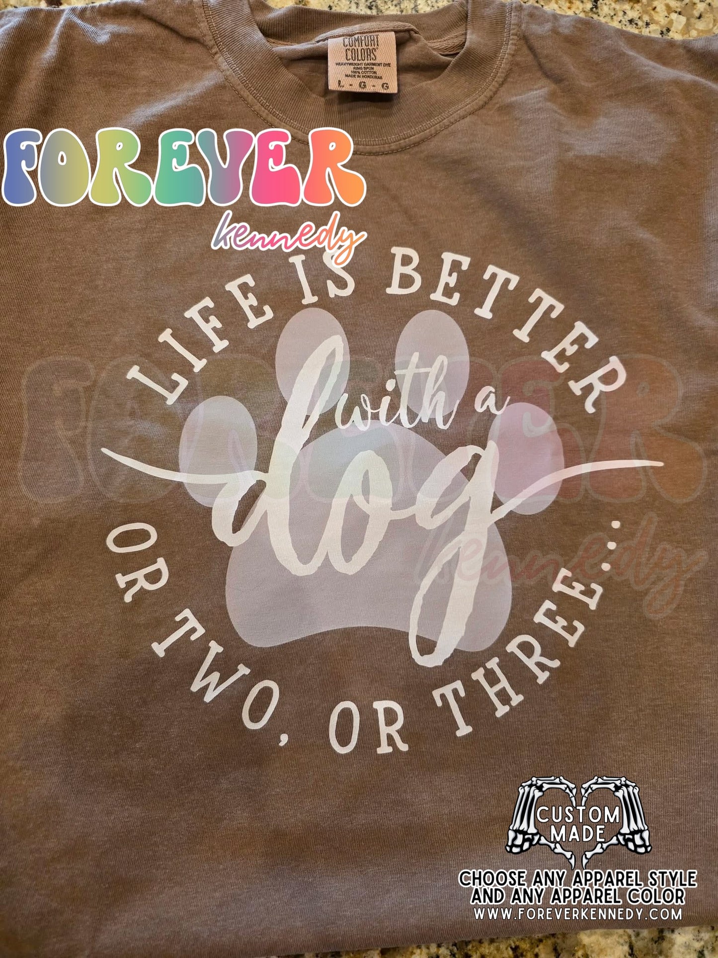 MADE TO ORDER APPAREL: Life is better with a dog