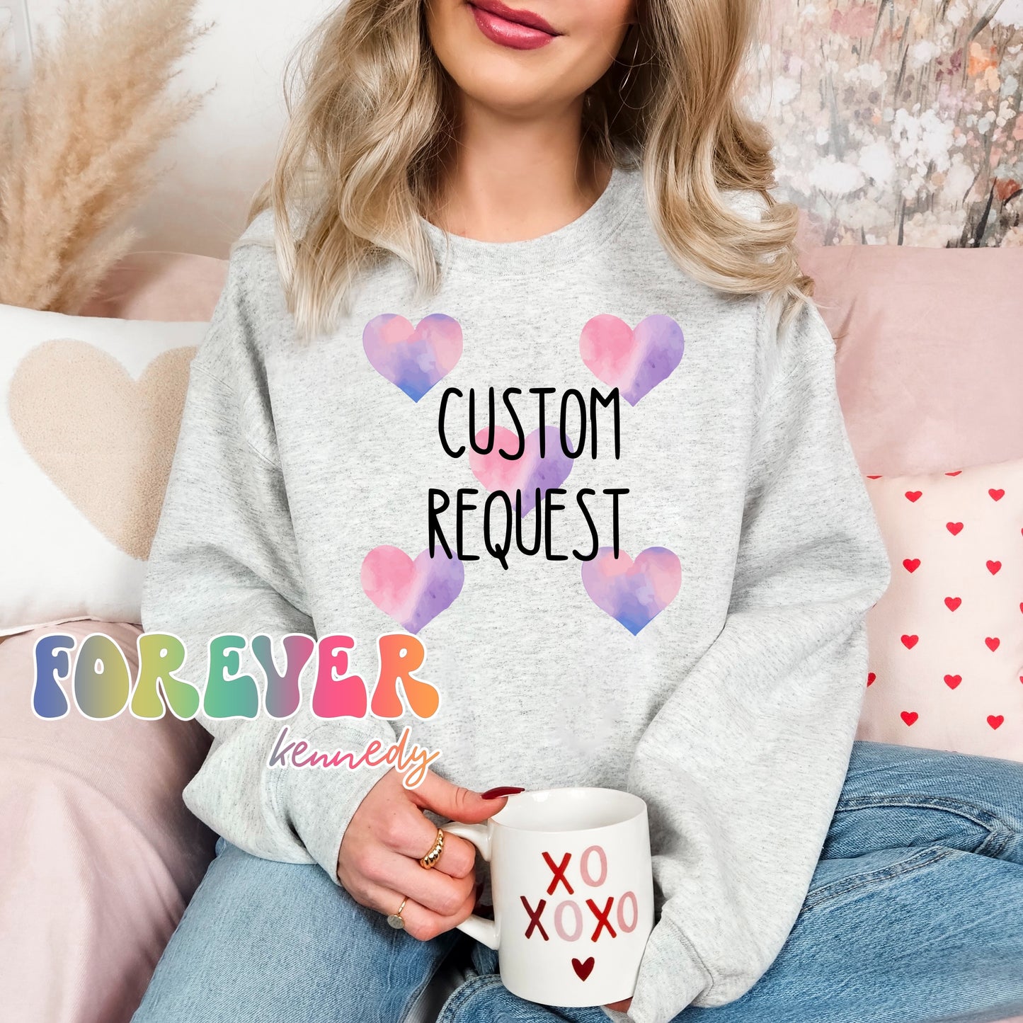 (MTO APPAREL) * CHOOSE STYLE: Heart Collage Custom Request
