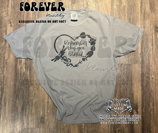 MADE TO ORDER APPAREL -  EXCLUSIVE DESIGN * Remember why you started