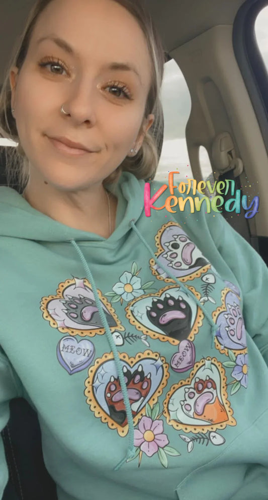 (MADE TO ORDER APPAREL: Feline Tattoo Toebeans