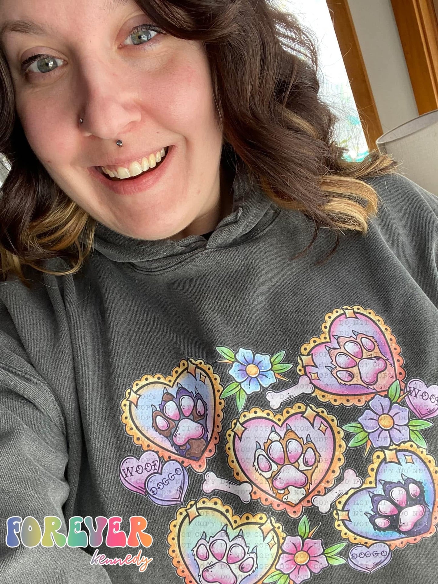 MADE TO ORDER APPAREL: Canine Tattoo Paws