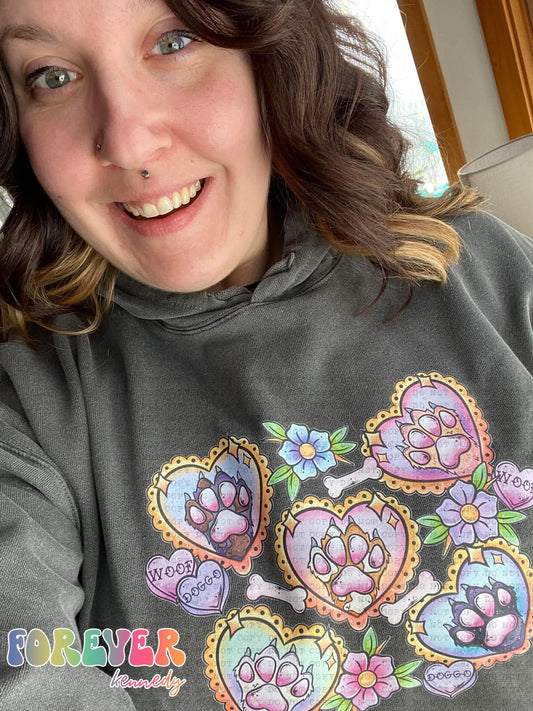 MADE TO ORDER APPAREL: Canine Tattoo Paws