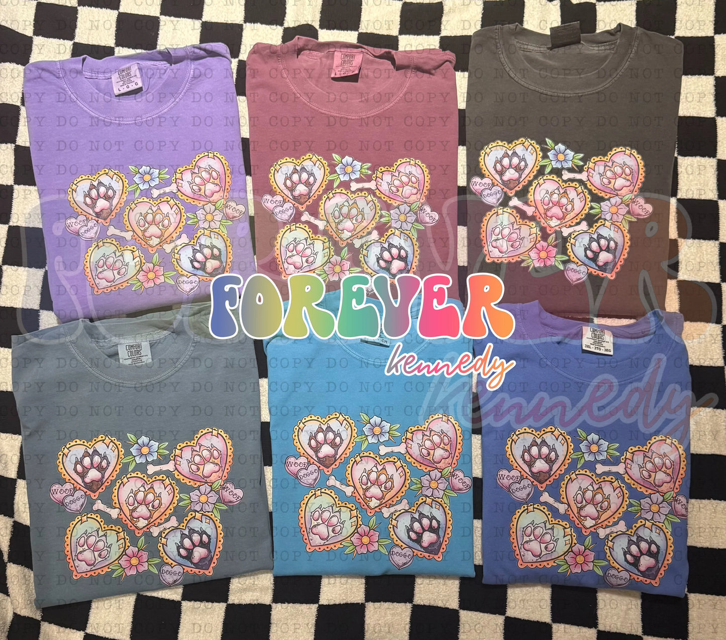 MADE TO ORDER APPAREL: Canine Tattoo Paws