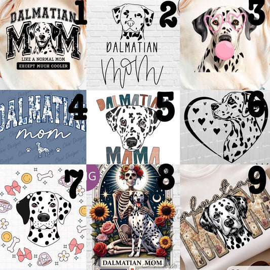 (MTO APPAREL) * CHOOSE STYLE / COLOR: DALMATIAN (Choose Design)