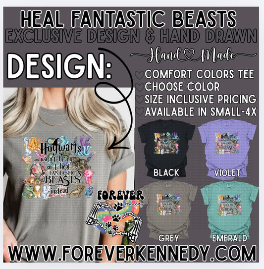 Comfort Colors Tee -  EXCLUSIVE DESIGN * Heal Fantastic Beasts