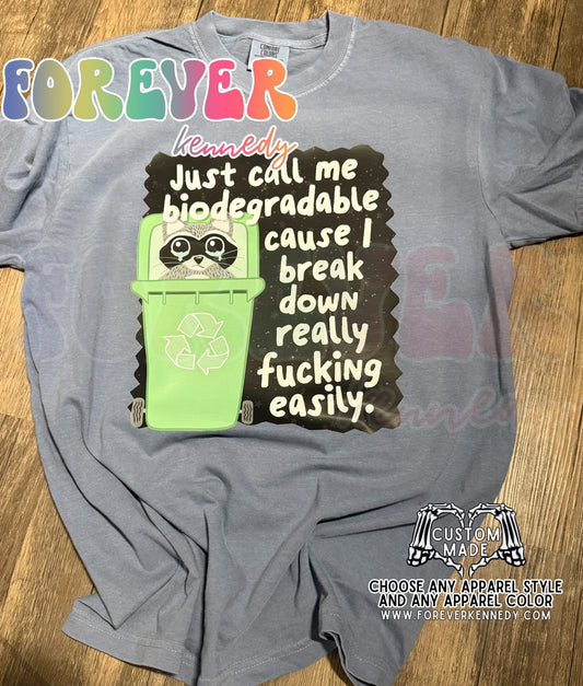 MADE TO ORDER APPAREL: Biodegradable