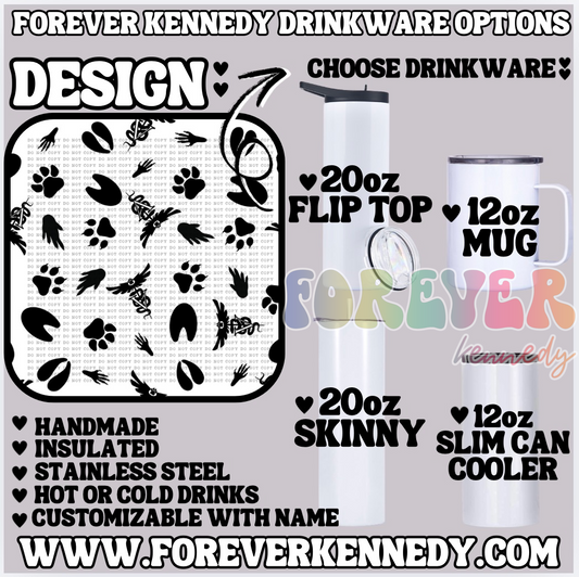 (MTO) CHOOSE DRINKWARE: EXCLUSIVE DESIGN Veterinary Medicine Tracks