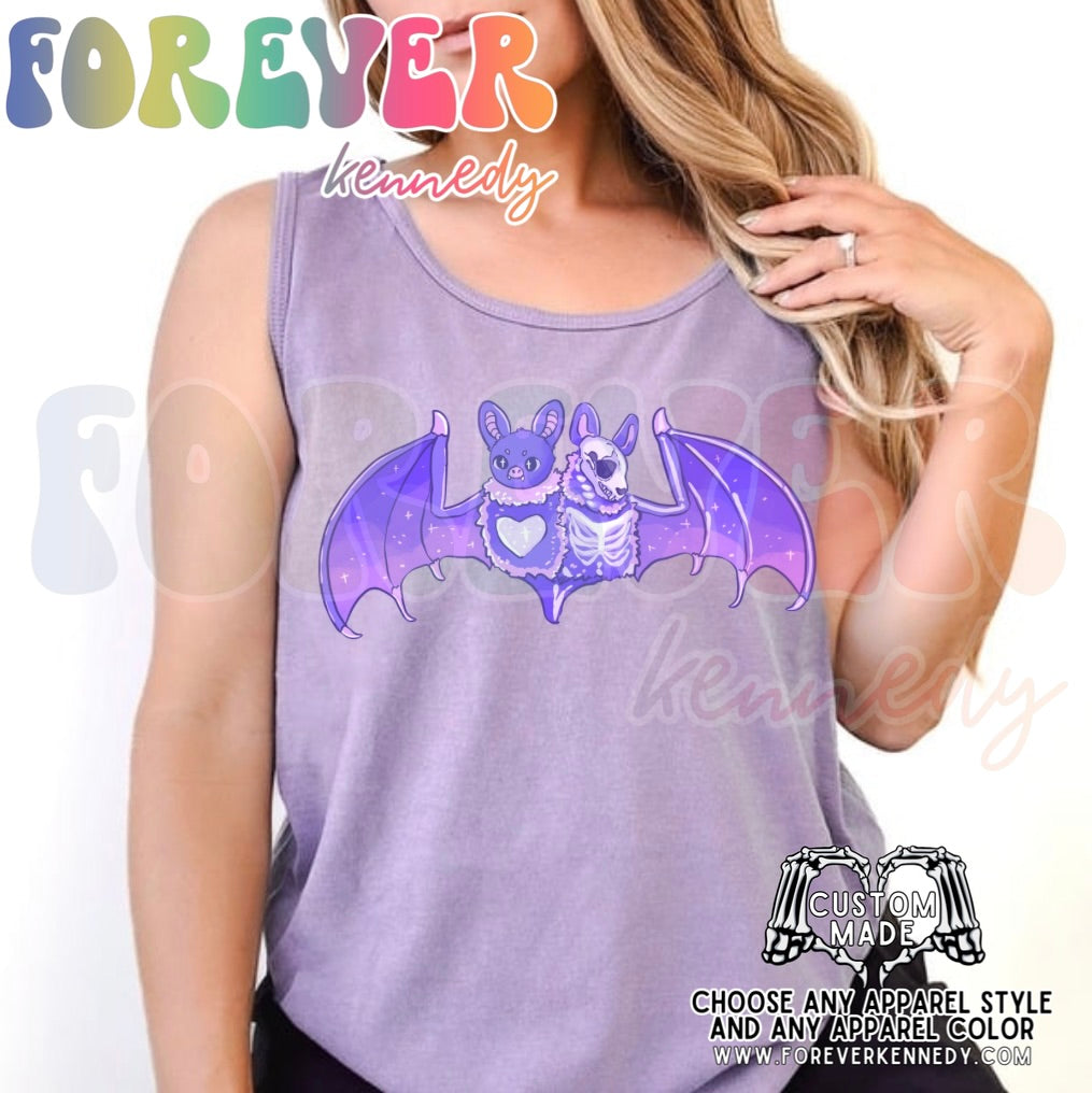 MADE TO ORDER APPAREL: Purple Bats