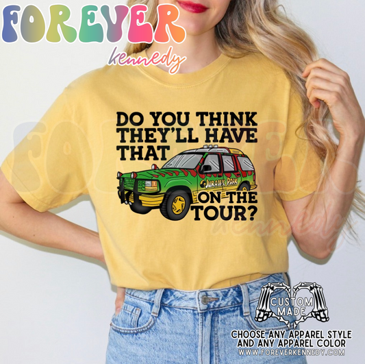 MADE TO ORDER APPAREL: On the tour