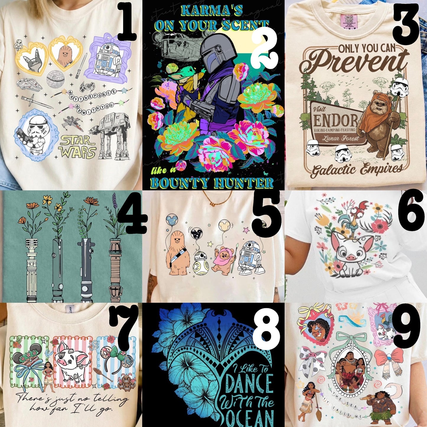 MADE TO ORDER APPAREL: Star and Mo (choose design)