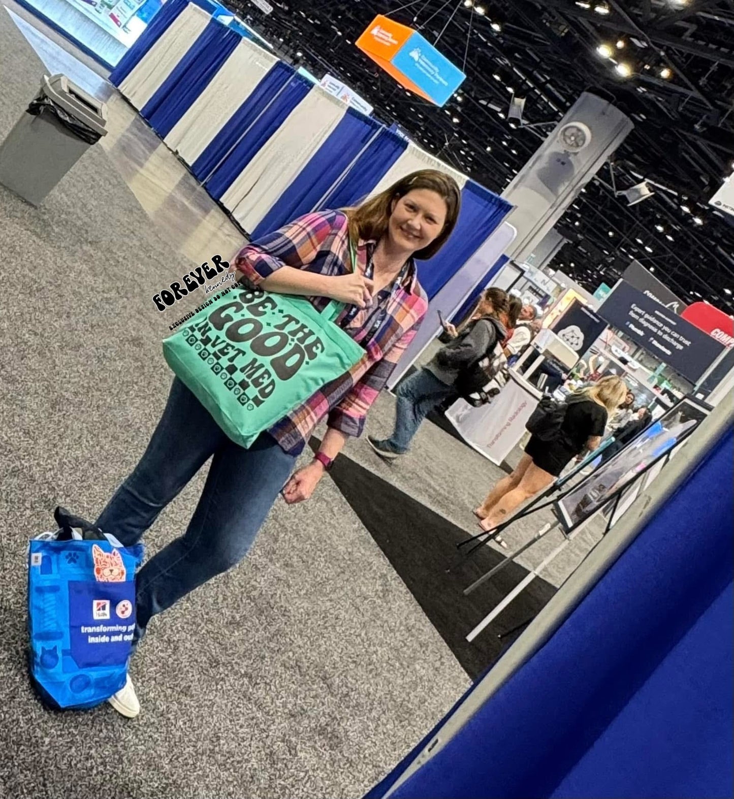 (MTO) Large Zippered Tote Bag: EXCLUSIVE DESIGN Be the Good in Vet Med