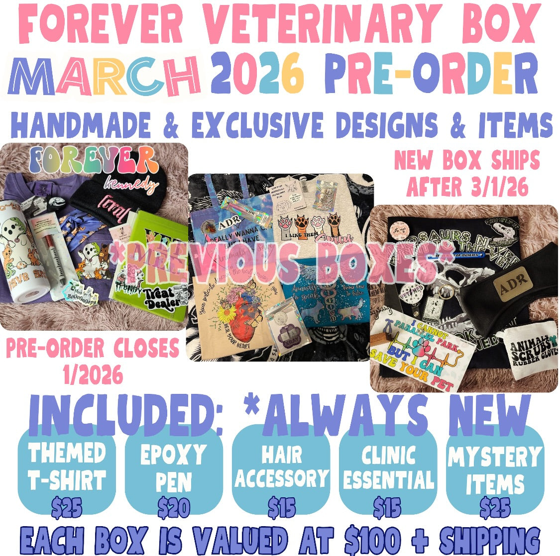 FOREVER VETERINARY - Exclusive & Curated Box for Veterinary Medicine Professionals