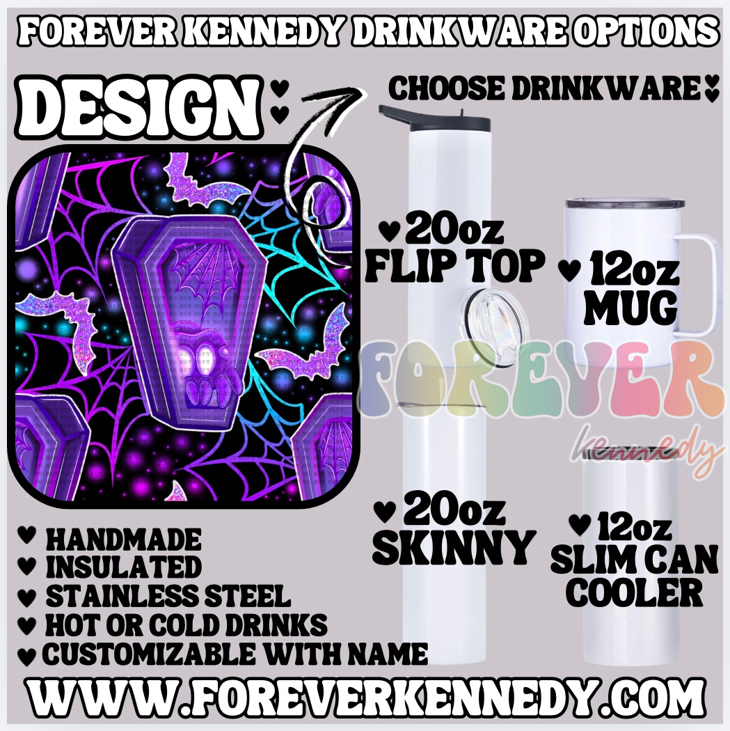 (MTO) CHOOSE DRINKWARE: Coffin Jumping Spider