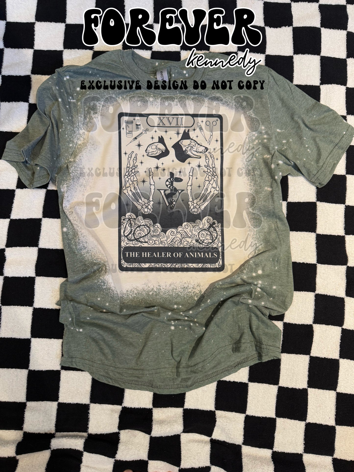 (MTO) / Bleach T-Shirt: The Healer of Animals Tarot