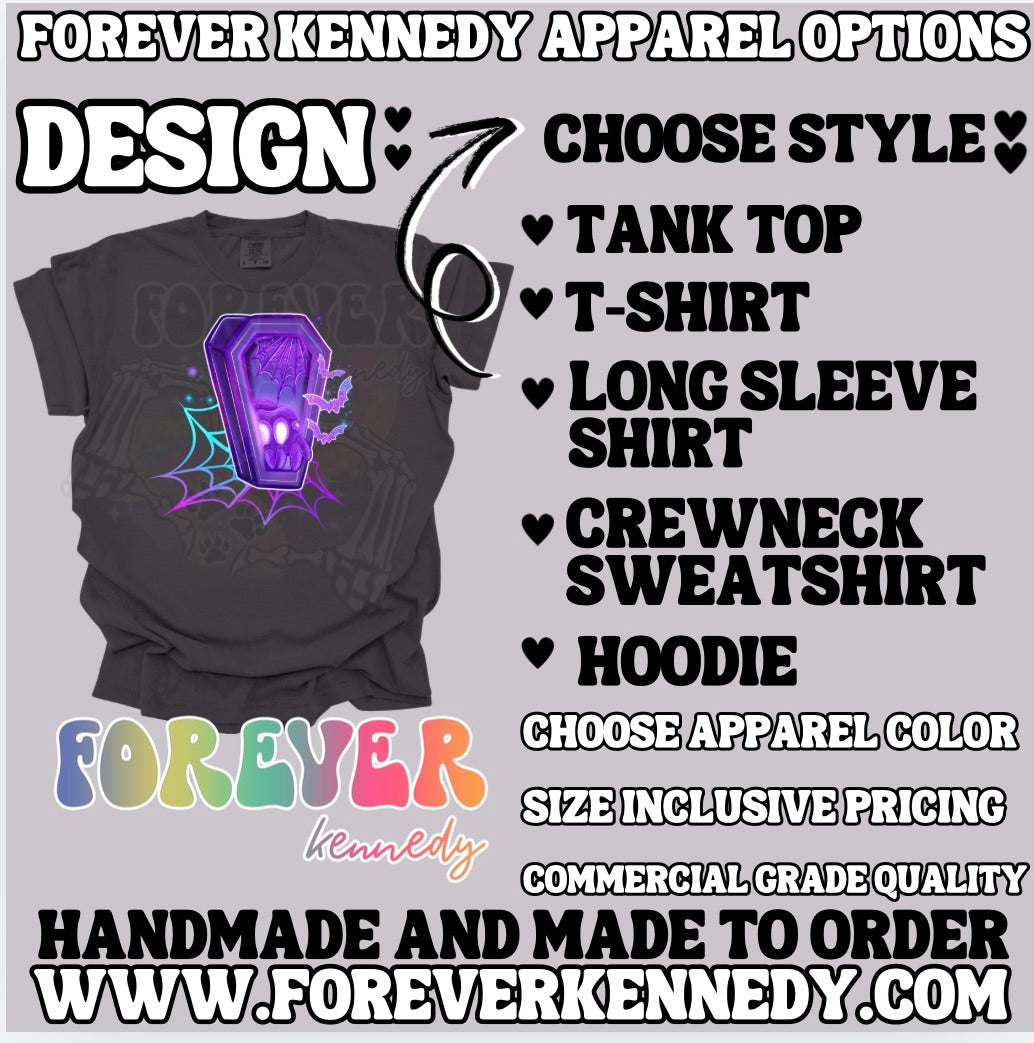 MADE TO ORDER APPAREL: Coffin Jumping Spider