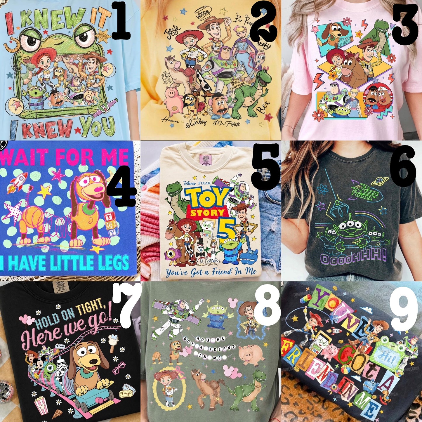 MADE TO ORDER APPAREL: LIMITED - FANDOM * Toy 5 * (choose design)