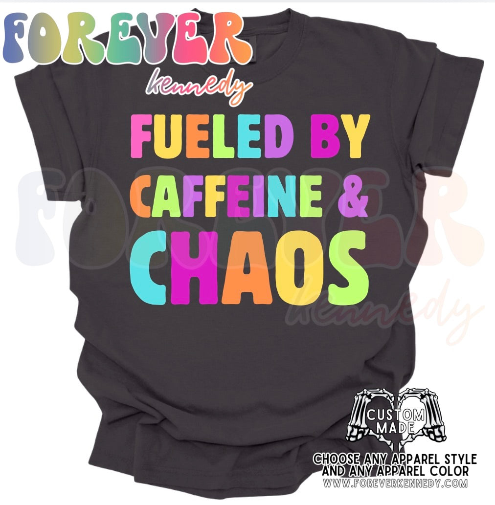 MADE TO ORDER APPAREL: Fueled by caffeine and chaos