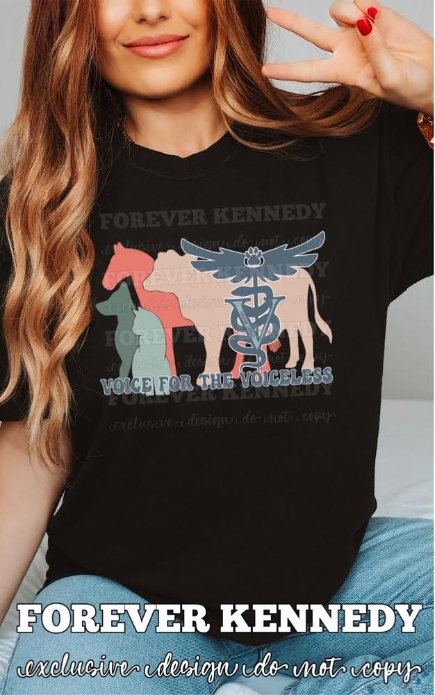 MADE TO ORDER APPAREL -  EXCLUSIVE DESIGN * Veterinary Medicine Voice for the Voiceless (large and small animal)