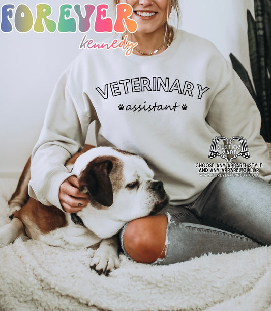 (MTO APPAREL) * CHOOSE STYLE / COLOR: Veterinary Assistant
