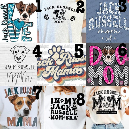 (MTO APPAREL) * CHOOSE STYLE / COLOR: JACK RUSSELL (Choose Design)