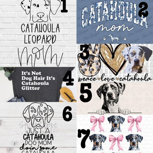 (MTO APPAREL) * CHOOSE STYLE / COLOR: CATAHOULA LEOPARD DOG (Choose Design)
