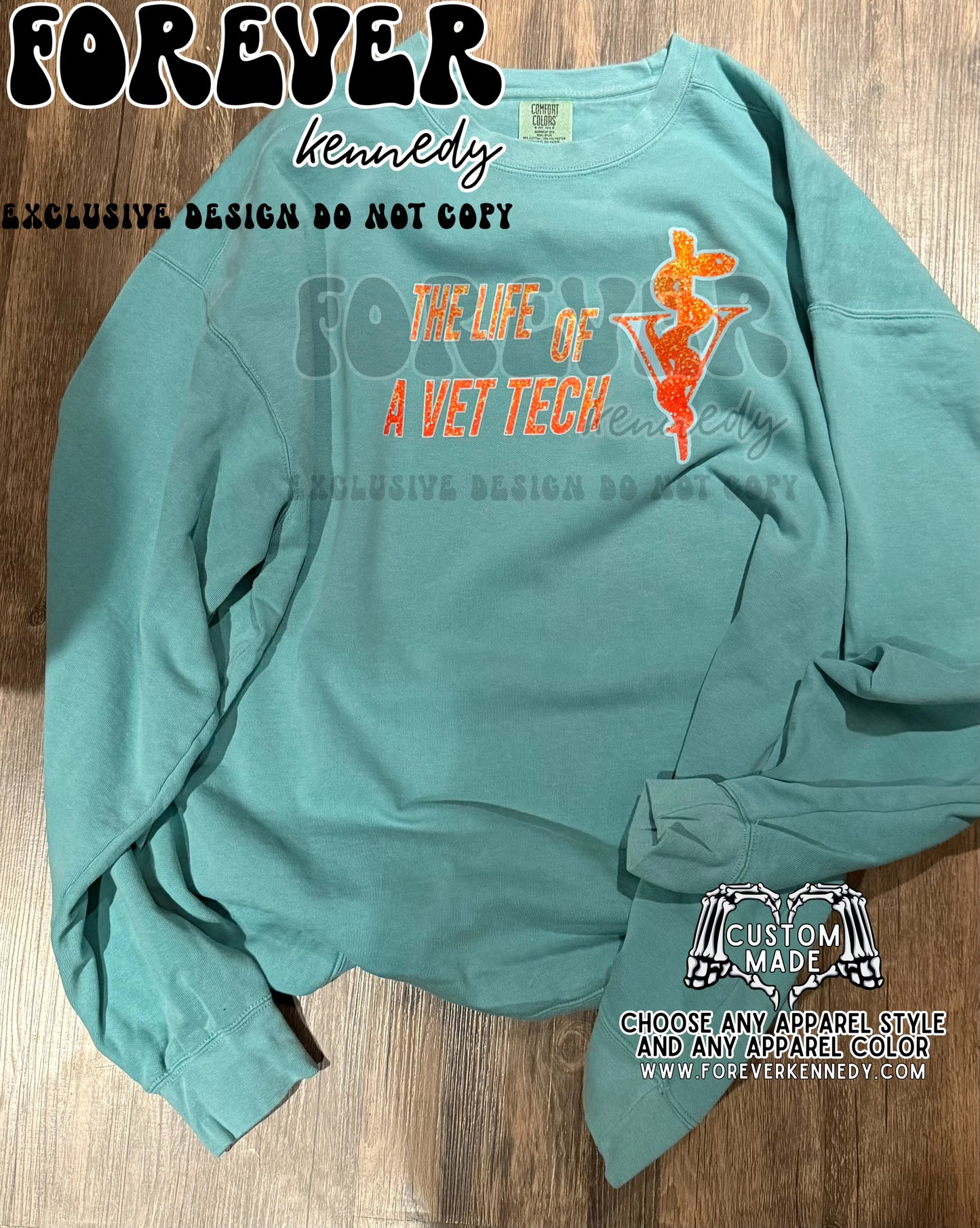 (MTO APPAREL) * CHOOSE STYLE / COLOR: EXCLUSIVE DESIGN The life of a Vet Tech