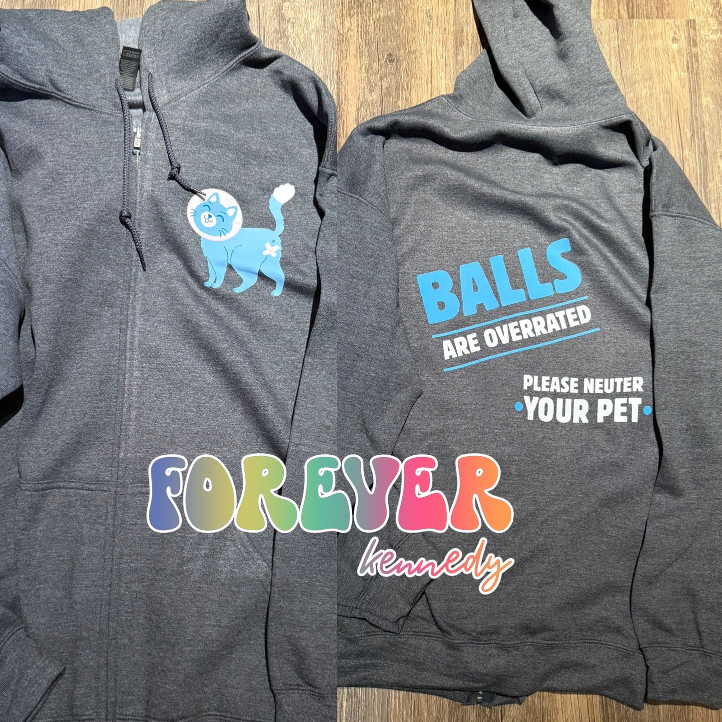 (MTO APPAREL) * CHOOSE STYLE / COLOR: Balls are overrated *front/back design*