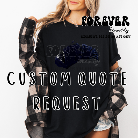 (MTO APPAREL) * CHOOSE STYLE: EXCLUSIVE DESIGN Black Anglerfish *custom quote request*