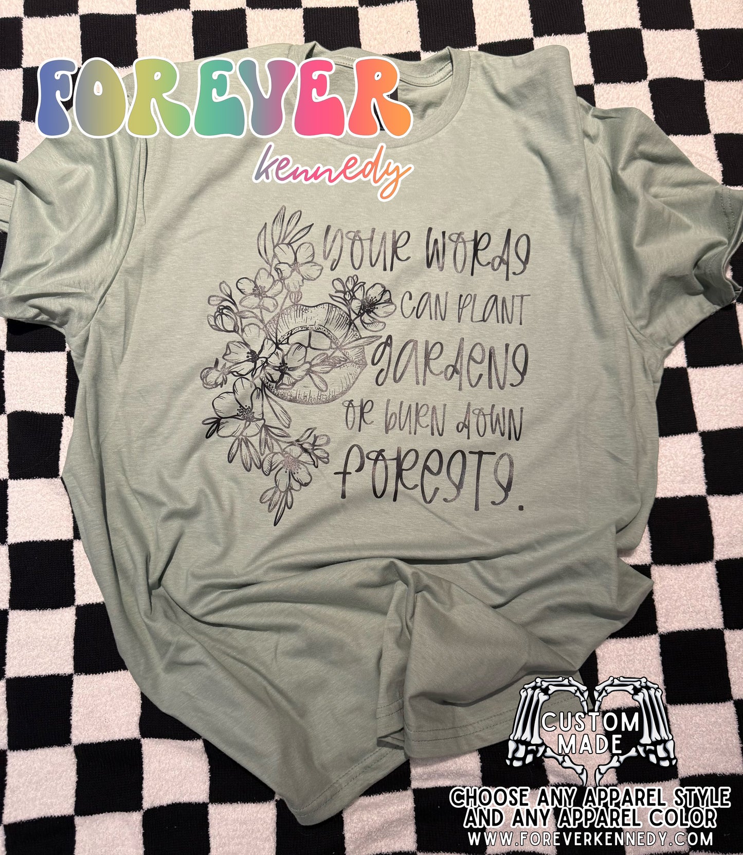(MTO APPAREL) *LIMITED* CHOOSE STYLE: Your words